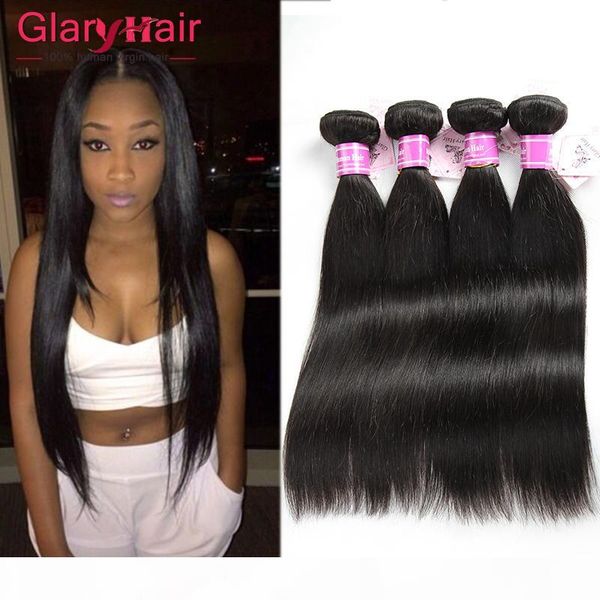 

unprocessed brazilian remy hair weaving peruvian silk straight hair bangs black peruvian virgin hair extension factory wholesale price