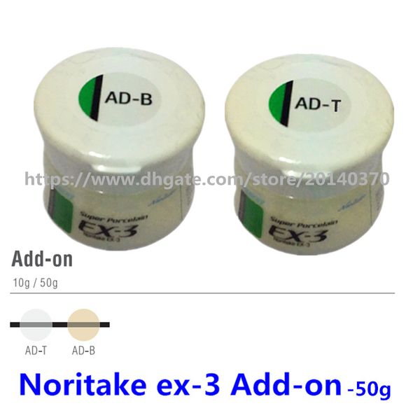 

noritake ex-3 add-on porcelain powders ad-b ad-t 50g, Silver;gold