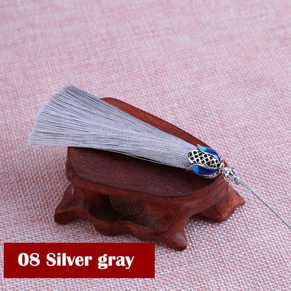 

2pcs silk tassel fringe temple crown tassels trim vertical wrinkle pendant tassel brush for curtains jewelry diy home decor h jllhpf