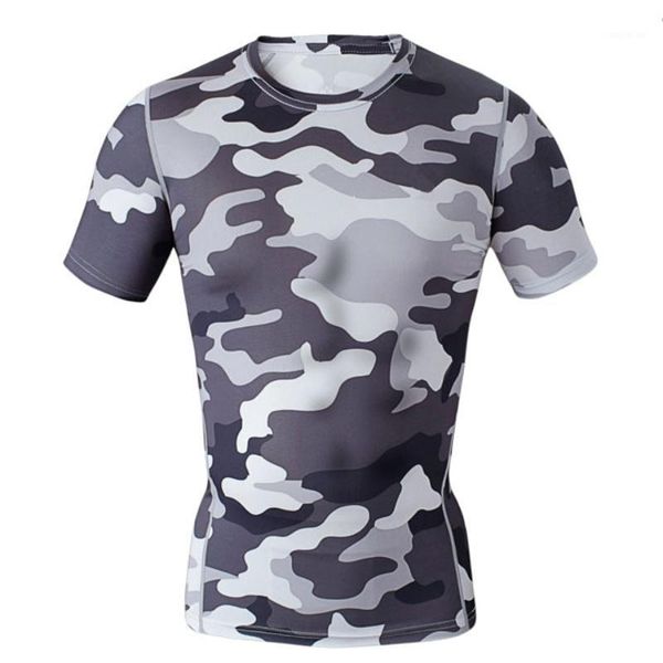 

running jerseys men sport fitness bodybuilding gym t shirt lycra compression tights basketball under tee 1, Black;blue