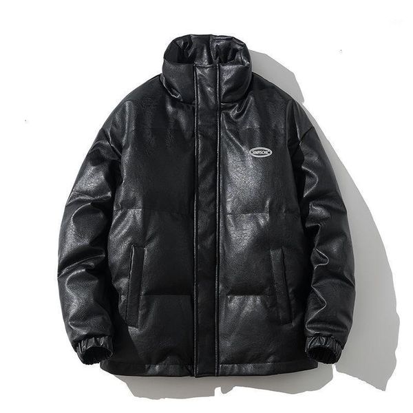 

extfination men's black lint jacket 2020 winter new woman casual oversize parkas hip hop streetwear man fashion classic parka1