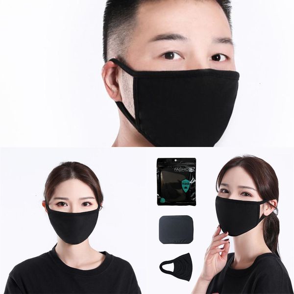 

factoryono1washable black masks cotton face classic fashion reusable dustproof cloth mask for man woman protective products fy