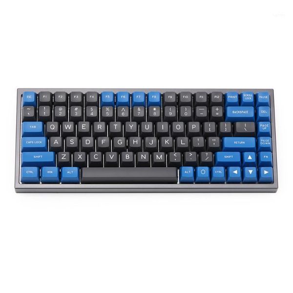 

diy 137 keys blue grey keycaps for cherry mx switch mechanical game keyboard double color no backlight abs key caps1