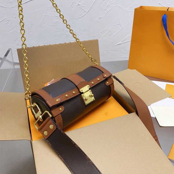

cross body designer bags crossbody shoulder bag luxury leather gold chain fashion brand high-capacity 7 different colors with the original