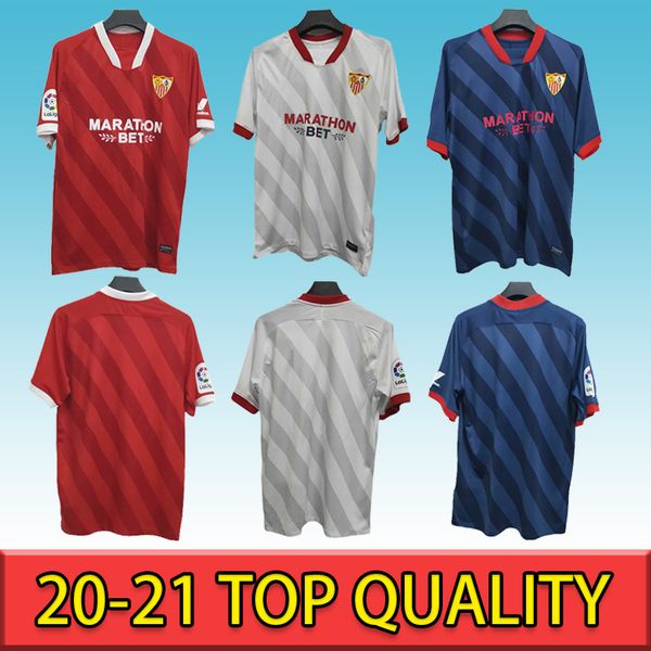 

2020 2021 sevilla ever banega sevilla fc football shirt 20 21 rakitic j.navas nolito de jong football jersey rodríguez men, Black;yellow