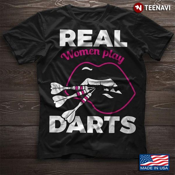 

sport men t shirt darts lips real women play darts women tshirts