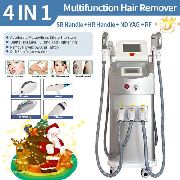

ipl hair removal slimming laser nd yag tattoo treatment machine 7 filters hr for skin care rf face lift670