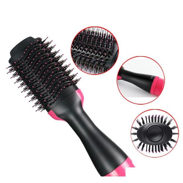 

dropshipping 2 in 1 one step hair dryer air brush hair straightener comb curling brush ha qylbcl bdehair