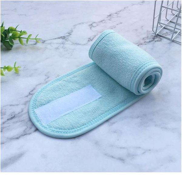 

women spa bath shower face wash elastic head turban ladies cosmetic yoga bandana cloth towel make up tiara h wmtoyg, Silver