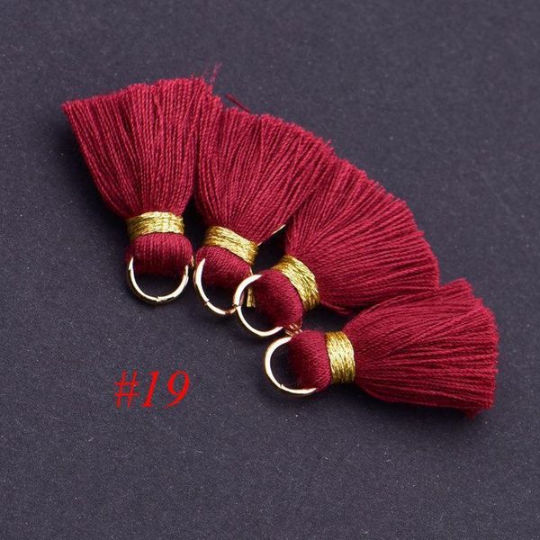 

30pc lot cotton thread mini tassel diy boho jewelry making supplies bracelet necklace finding fringe trim pendants small tassels h jlltxa