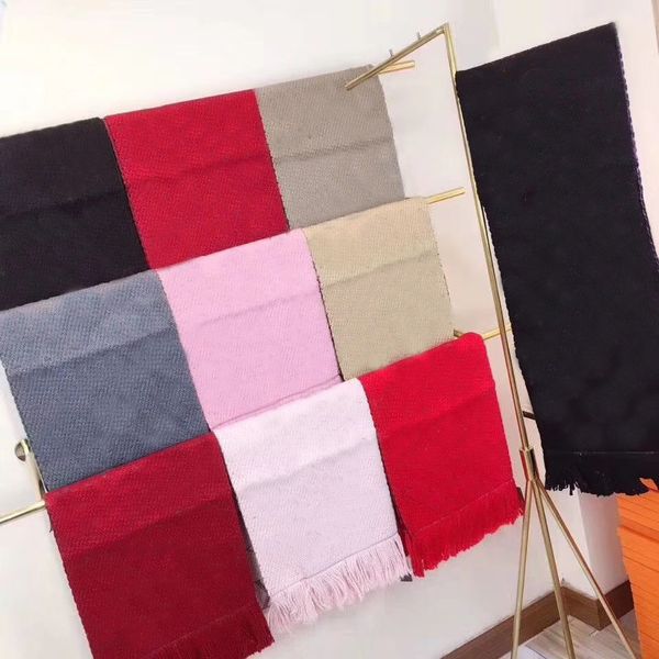 

with box gift bag receipt tag scarfs for women winter mens scarf pashmina warm fashion imitate wool cashmere scarves 20ss, Blue;gray