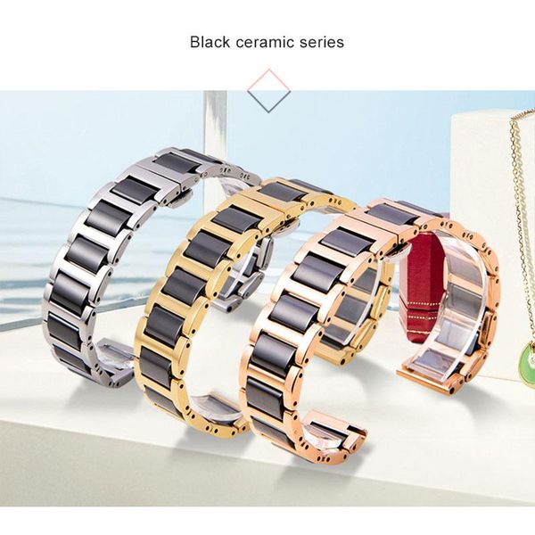 

uthai c02 ceramic 20mm watch strap 306l steel 22mm watch band watchbands uthai c02 sqcvsb bdefashion, Black;brown