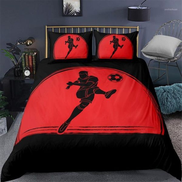 

bedding sets 3d football basketball sport series duvet cover soft pillowcases  king size boy gift bed sets1