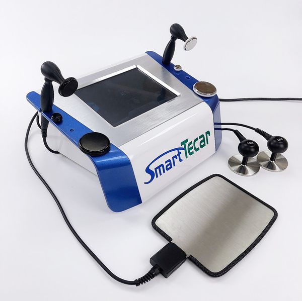 

2021 new style deep heating radio frequency physiotherapy tecar therapy equipment ret cet handle for pain relief / terapia tecar