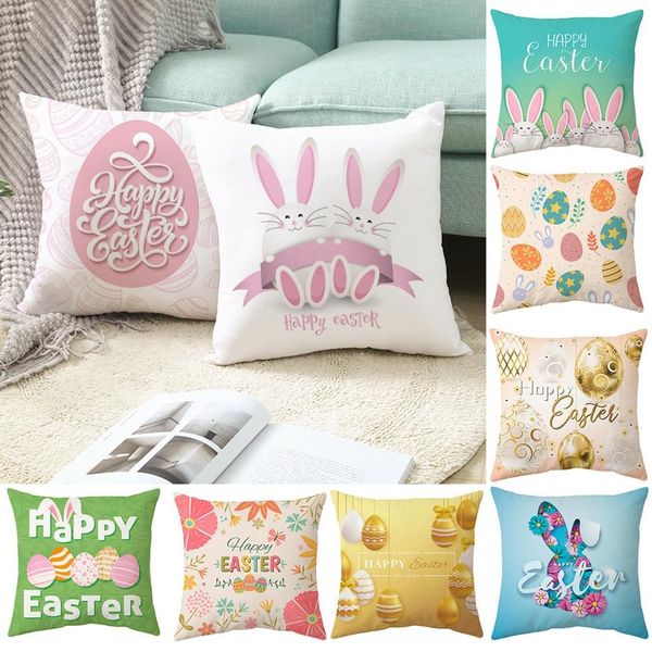 

frigg rabbit egg coussin easter decorations home pillow cover decorative cushion sofa diy soft hug pillowcase
