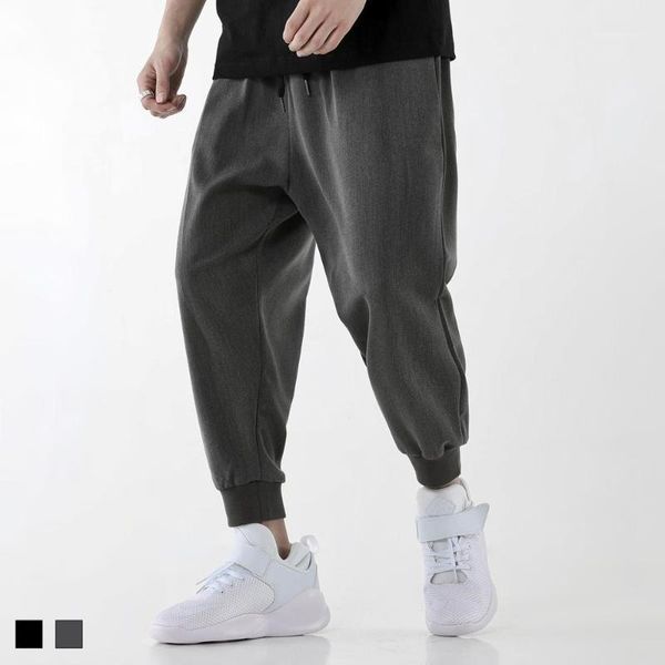 

men's pants hip hop harem men loose kpop harajuku casual streetwear joggers hombre modis black trousers sweatpants male1