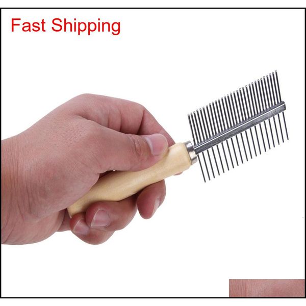 

multi-u stainless steel pet dog cat combs brush long thick hair fur shedding remove rake comb pets gro qylswk packing2010