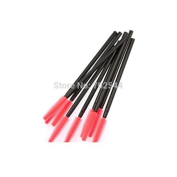 

25pcs/packet eyelash brush false eyebrow comb brush mascara wands applicator wand brushes applicator spoolers make jllxur