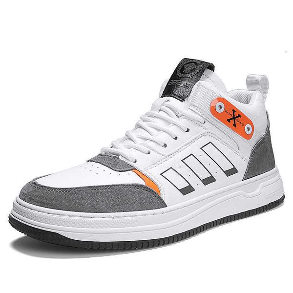 

men's shoes winter zhongbang thickened cotton korean version fashion versatile trend casual leather sports board, Black