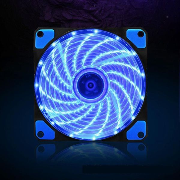 

diy 12v 120x120mm neon clear pc computer case cooling fan mod with led lights laptop
