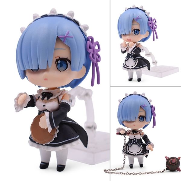 Re: vida em um mundo diferente de zero REM RAM Ação Figura PVC Brinquedos Coleção Modelo boneca para amigos presentes 9.5cm lj200928