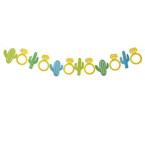 

single girls party banner cactus final fiesta letters bling banners fit women theme parties decoration 8 styles 7 5yw e1