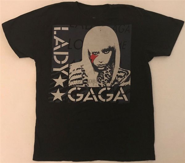 

lady gaga размер большой черный футболка street tee shirt cool моды дизайн спорта толстовка с капюшоном толстовка