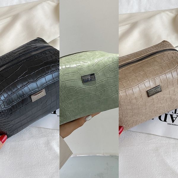 

dojpt небольшое количество крокодилов макияж водонепроницаемый большой мешок емкость огонь мыть хранения ветра супер s хранения косметическа