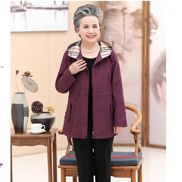 

fredrm plus size trench coats women 2020 new spring autumn windbreaker middle-aged ladies outerwear turn-down collar female coat1, Tan;black