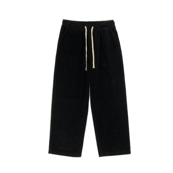 

autumn 2021 trousers thin new winter tube straight pants male clothing w7qp, Black