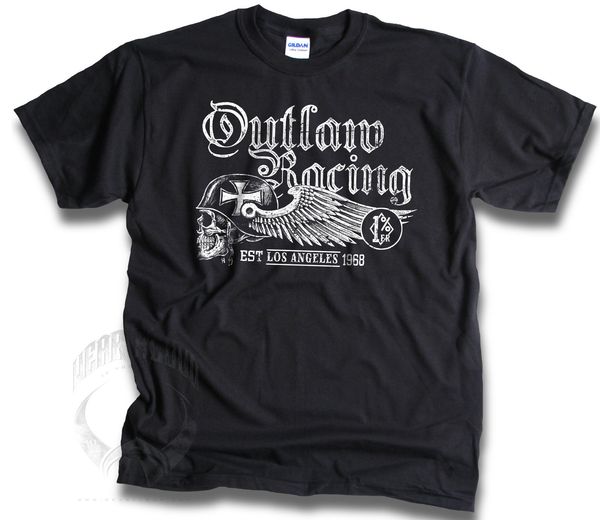 

fashion outlaw racings los angeles 1968 skull wings mens black biker t shirt sm -3xl tee shirt sport hooded sweatshirt hoodie