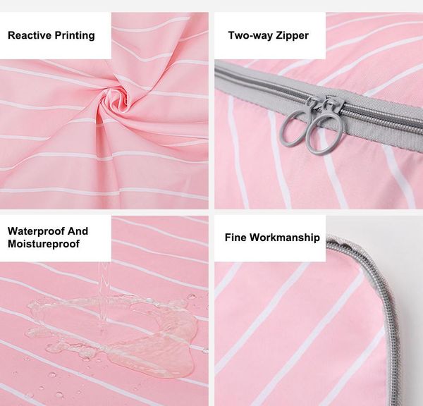 

luggage clothing quilt organizer storage bag large padded dustproof packing portable pouch case blanket bed sqcori homes2007