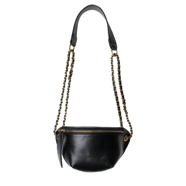 

shoulder bags waist bag women fashion messenger black chain mobile phone casual chest