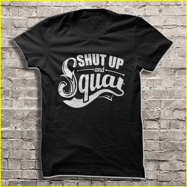 

men t shirt shut up and squat women t-shirt sport hooded sweatshirt hoodie