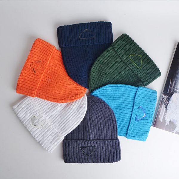 

new autumn and winter fashion design knitted wool warm hat 6 colors, Blue;gray