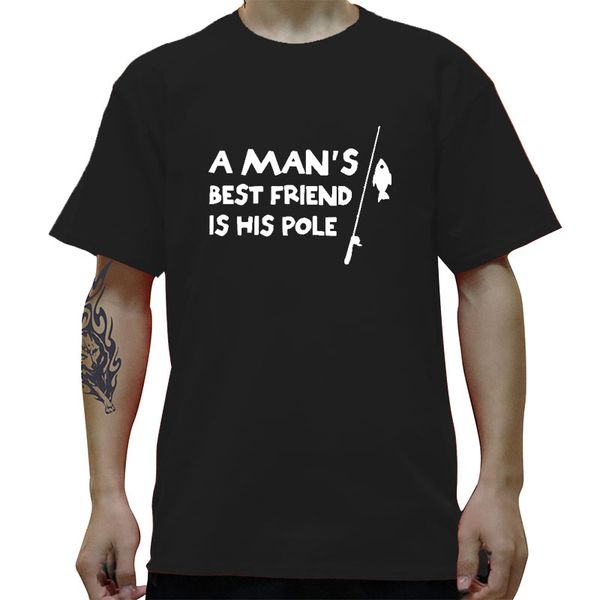 

a man's friend is his pole fish new funny men short sleeves hip hop oversized cotton hoodie designers t shirts sweatshirt