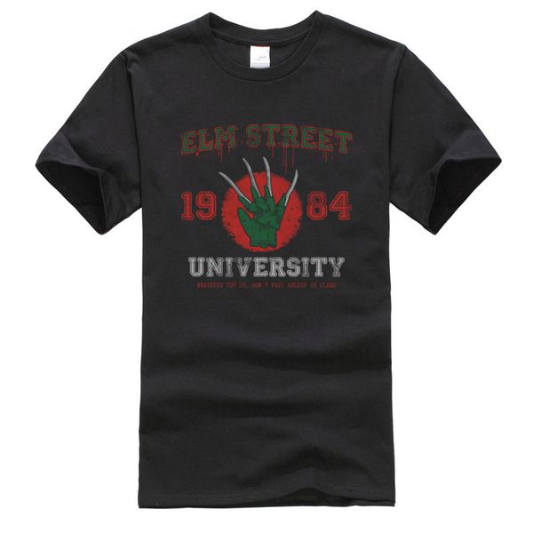 

group elm st university black t-shirts lovers day shirt for men retro custom premium party tshirts sport hooded sweatshirt hoodie