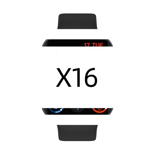 

x16 watch straight heart rate blood prsure oxygen bluetooth mobile smart bracele