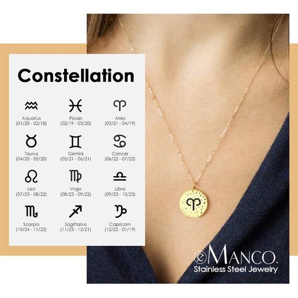 

e-manco simple stainless steel necklace women round coin pendant necklace trendy chokers necklaces for women necklaces jewelry y200323, Silver