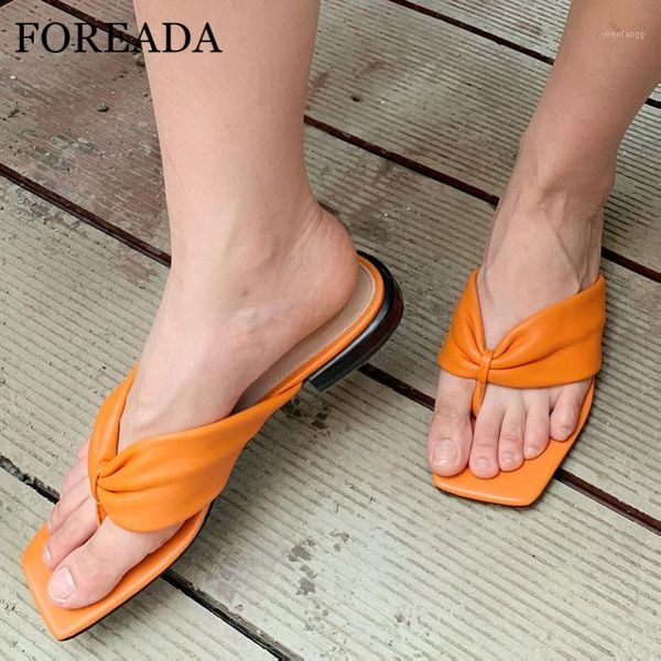 

foreada flip flops slides natural genuine leather flat shoes square toe slippers fashion pleated female sandals summer beige 401, Black