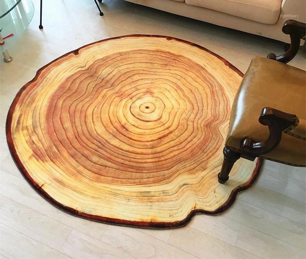 

floor carpet living room bedroom rug simple circular annual ring mat rugs bathroom alfombra round children's room carpet l1