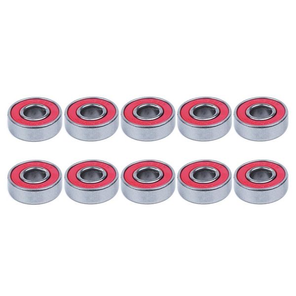 

skateboarding 10pcs abec-9 608-rs skateboard longboard bearings inline skate roller