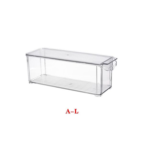 

холодильник прозрачная коробка для хранения пластиковые кухня фрукты и овощное хранение организатор штабелируемый прямоугольный кожитель про