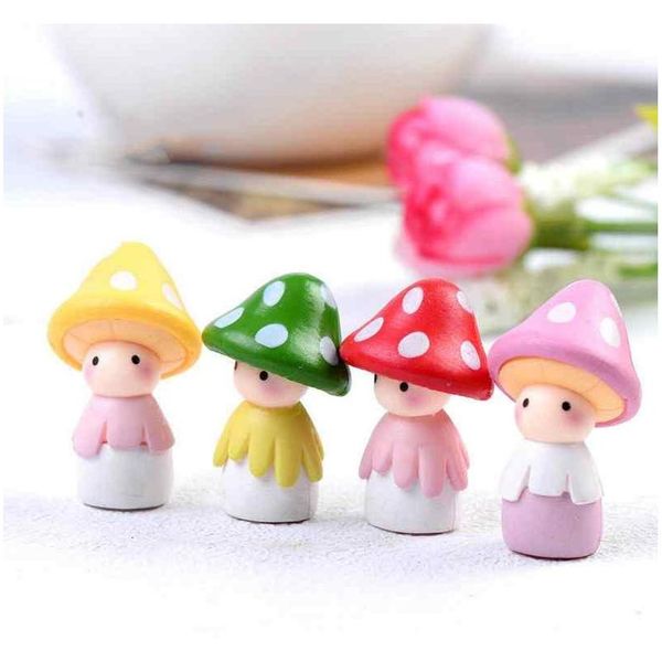 

mushroom figurine cactus ornament diy material moss terrarium decor micro landscape accessories miniature fairy garden diy zakka