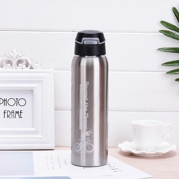 

500ml sport thermos water bottle thermo mug stainless steel vacuum flask mug with straw insulation cup thermoses tthermal bottl bbyogd