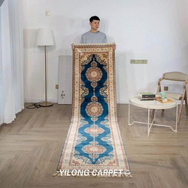 

carpets yilong vintage handmade silk corridor rug hallway persian gallery runner