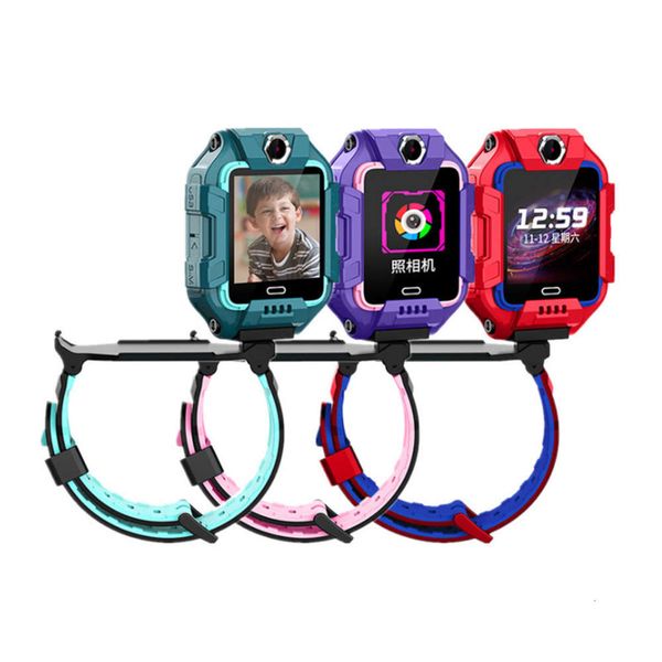 

multi lingual children's smart 360 degree rotation dual camera 2g mobile unicom phone watch, Blue