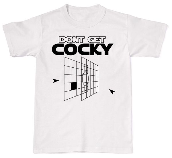 

2019 don't get cocky wars funny cool star mens womens cotton t-shirt t shirt sport hooded sweatshirt hoodie