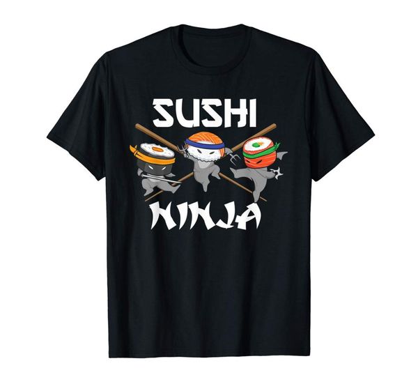 

sport funny retro sushi ninja sushi tshirt love sushi gift ideas men 2019 new short sleeve cotton print men's t-shirt plain t shirts