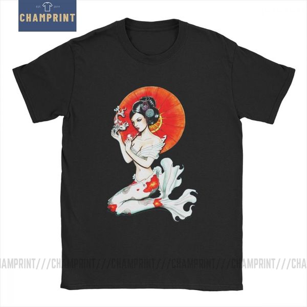 

vintage koi geisha japan tattoo cool tokyo beauty japanese short sleeve tees gift idea clothing sport hooded sweatshirt hoodie men t shirt